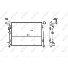 NRF | Kühler, Motorkühlung | 58462