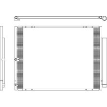 NRF | Kondensator, Klimaanlage | 350276