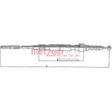 Metzger | Seilzug, Feststellbremse | 10.742