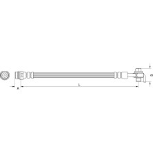 Metzger | Bremsschlauch | 4110799