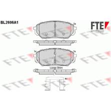 FTE | Bremsbelagsatz, Scheibenbremse | 9011069