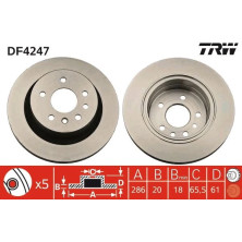 TRW | Bremsscheibe | DF4247