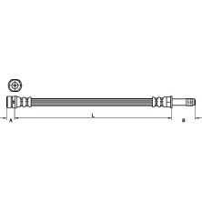 Metzger | Bremsschlauch | 4111218