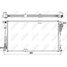 NRF | Kühler, Motorkühlung | 53123
