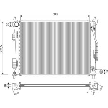 Valeo | Kühler, Motorkühlung | 701342