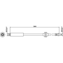 Metzger | Bremsschlauch | 4111470