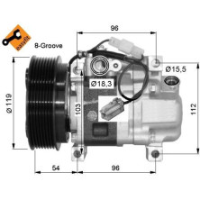 NRF | Kompressor, Klimaanlage | 32688G