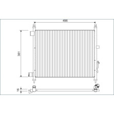 Valeo | Kondensator, Klimaanlage | 822630