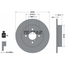 Textar | Bremsscheibe | 92227903