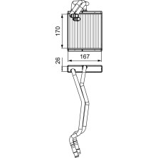 Valeo | Wärmetauscher, Innenraumheizung | 811509