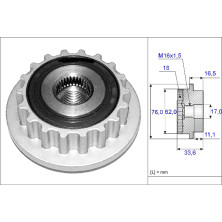 INA | Generatorfreilauf | 535 0118 10