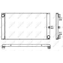 NRF | Kühler, Motorkühlung | 53091