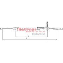 Metzger | Seilzug, Feststellbremse | 10.9326