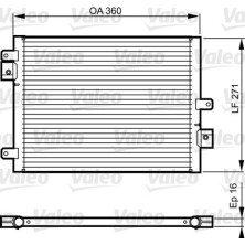 Valeo | Kondensator, Klimaanlage | 814167