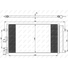 NRF | Kondensator, Klimaanlage | 35752