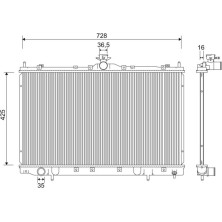 Valeo | Kühler, Motorkühlung | 701239