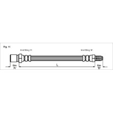 Metzger | Bremsschlauch | 4110916