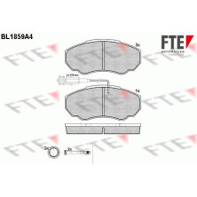 FTE | Bremsbelagsatz, Scheibenbremse | 9010437