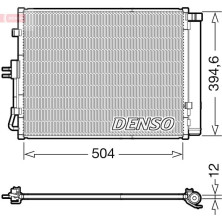 Denso | Kondensator, Klimaanlage | DCN43005