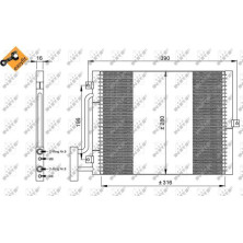 NRF | Kondensator, Klimaanlage | ohne Entfeuchter | 35307