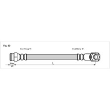 Metzger | Bremsschlauch | 4114050