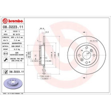 Brembo | Bremsscheibe | 08.D223.11