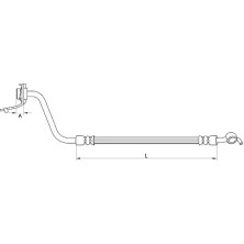 Metzger | Bremsschlauch | 4111056