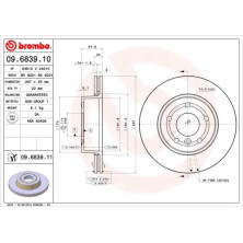 Brembo | Bremsscheibe | 09.6839.11