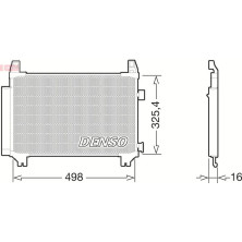 Denso | Kondensator, Klimaanlage | DCN50029