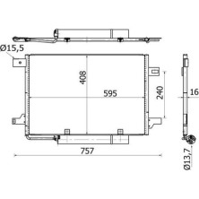 Mahle | Kondensator, Klimaanlage | AC 369 000S