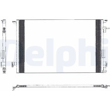 Delphi | Kondensator, Klimaanlage | TSP0225463