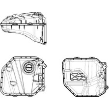 NRF | Ausgleichsbehälter, Kühlmittel | 454032