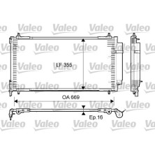 Valeo | Kondensator, Klimaanlage | 814065