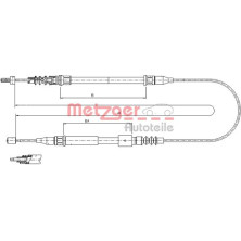 Metzger | Seilzug, Feststellbremse | 11.5769