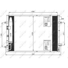 NRF | Kondensator, Klimaanlage | 35515