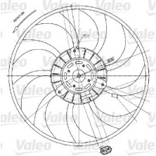 Valeo | Lüfter, Motorkühlung | 698424