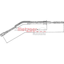 Metzger | Seilzug, Feststellbremse | 10.702