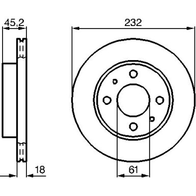 BOSCH | Bremsscheibe | 0 986 478 650