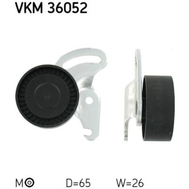 SKF | Spannrolle, Keilrippenriemen | VKM 36052