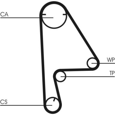 ContiTech | Zahnriemen | CT1082