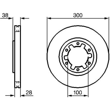 BOSCH | Bremsscheibe | 0 986 479 031