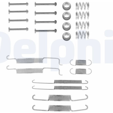 Delphi | Zubehörsatz, Bremsbacken | LY1026