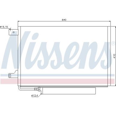 Nissens | Kondensator, Klimaanlage | 94911