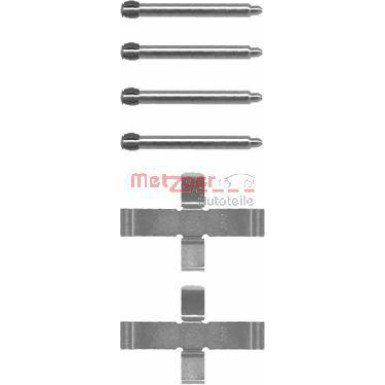 Metzger | Zubehörsatz, Scheibenbremsbelag | 109-1046