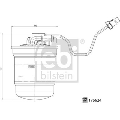 FEBI BILSTEIN 176624 Kraftstofffilter