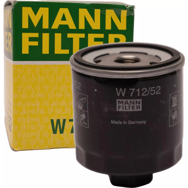 MANN-FILTER W 712/52 Ölfilter + Superpower C-3 SAE 5W30, 5L EMKA