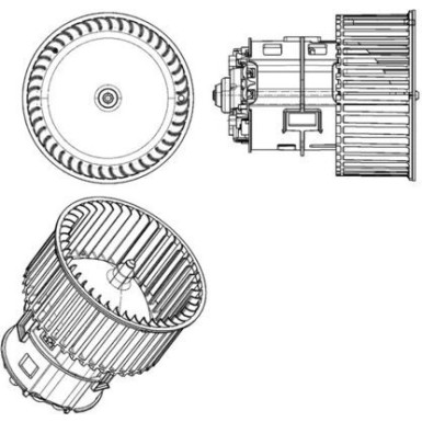 Mahle | Innenraumgebläse | AB 182 000P