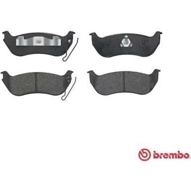 Brembo | Bremsbelagsatz, Scheibenbremse | P 37 009