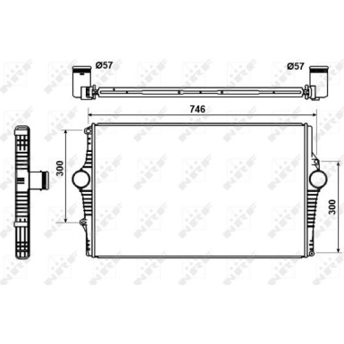 NRF | Ladeluftkühler | 30501
