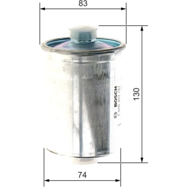 BOSCH | Kraftstofffilter | F 026 403 787